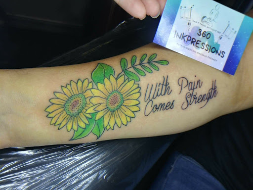 Explore women's bum tattoo ideas, creative tattoo ideas in Lakeland, available at 360 INKpressions