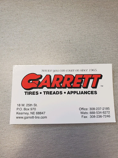 Tire Shop «Garrett Tires, Treads & Appliances», reviews and photos, 18 W 25th St, Kearney, NE 68847, USA