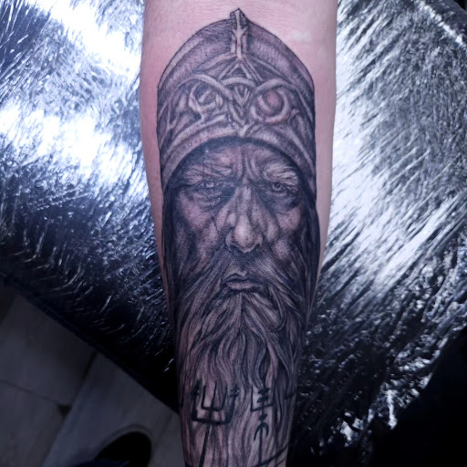 Explore trumpet tattoo ideas, creative tattoo ideas in Nashville, available at Titan Tattoo