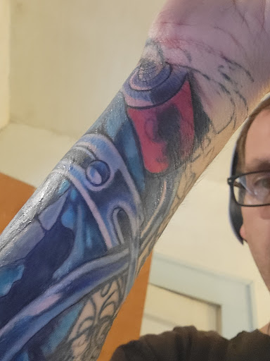 Explore tattoo arm placement ideas, creative tattoo ideas in Wichita, available at Artist At Large Tattoo