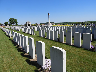 Cimetière militaire britannique d'Ovillers à Ovillers-la-Boisselle