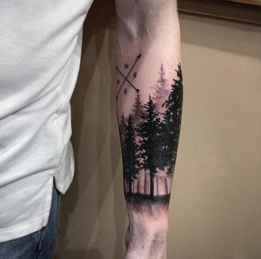 Explore emerald tattoo ideas, creative tattoo ideas in Willow Grove, available at Tattoo GalaxyWillow Grove Piercing & Tattoos