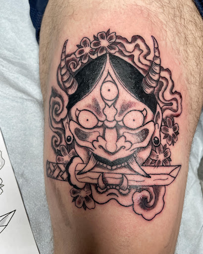 Explore blackout cover up tattoo ideas, creative tattoo ideas in Barre, available at HINTERLAND TATTOO