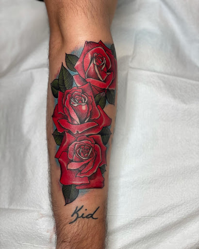 Explore train tattoo ideas, creative tattoo ideas in Wappingers Falls, available at Graceland Tattoo