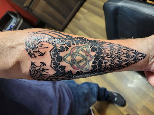 Explore family tree tattoo ideas for guys, creative tattoo ideas in Arcade, available at 98 South Tattoo and Piercing