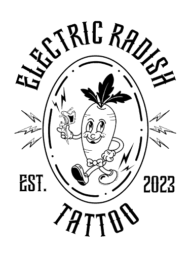 Explore tattoo name placement ideas, creative tattoo ideas in Waterbury, available at Electric Radish Tattoo LLC