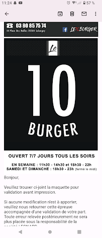 Photos du propriétaire du Restaurant de hamburgers 10 burger à Selongey - n°2