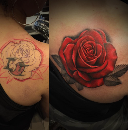 Explore neck tattoo ideas for guys, creative tattoo ideas in Oakland Gardens, available at Art House Collective