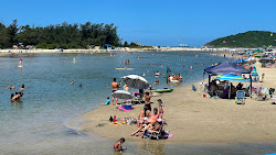 Praia de Ibiraquera'in fotoğrafı düz ve uzun ile birlikte