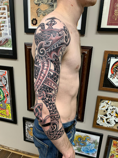 Explore tattoo ideas men upper arm, creative tattoo ideas in Strasburg, available at Champion Tattoo Company