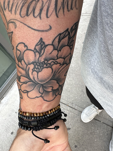 Explore girly tattoo sleeve ideas, creative tattoo ideas in Brooklyn, available at Electric Lotus Tattoo