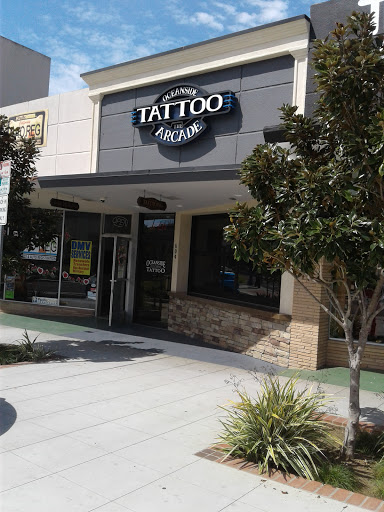 Explore banner tattoo ideas, creative tattoo ideas in Oceanside, available at The Arcade Oceanside Tattoo