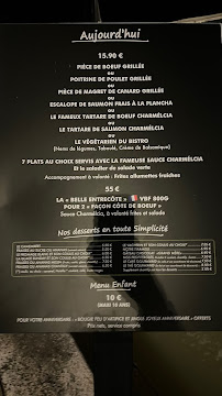 Menu du Le Bistro Régent à Bordeaux