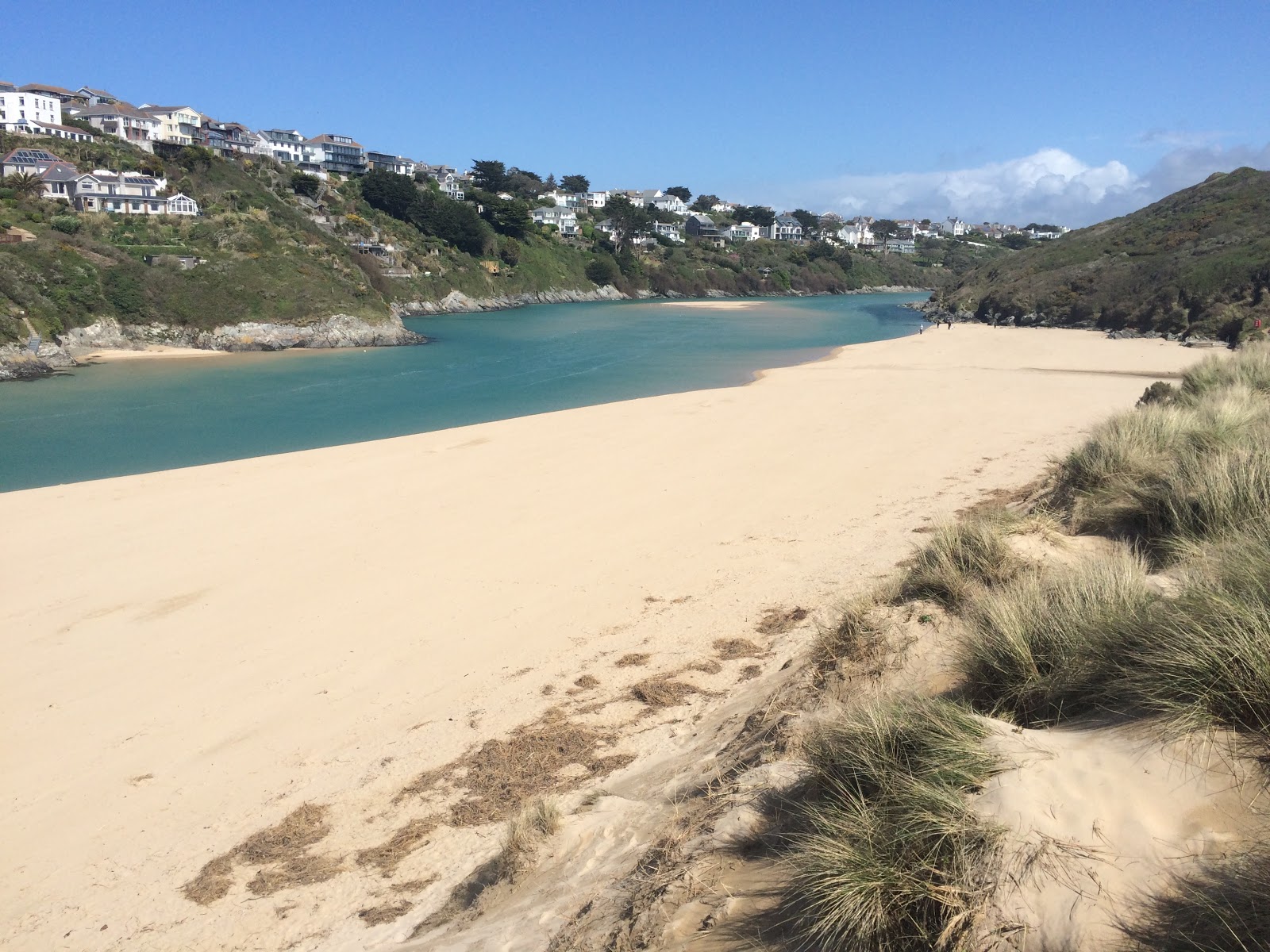 Photo of Crantock Beach surrounded by mountains