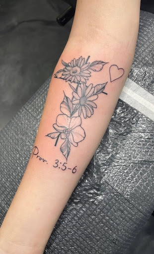 Explore country tattoo ideas for females, creative tattoo ideas in Peoria, available at Modern Ink Tattoo