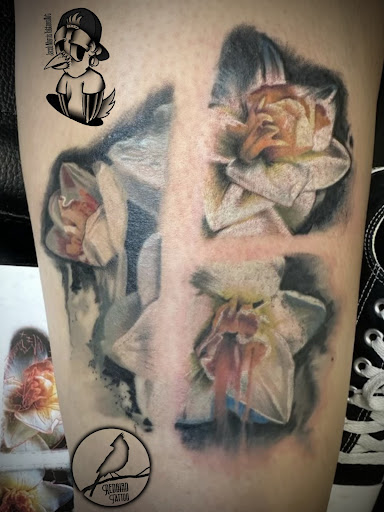 Explore gojo satoru tattoo ideas, creative tattoo ideas in Nashville, available at RedBird Tattoo