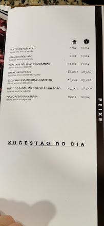 Restaurante Os Primos em Alvelos menu n° 1
