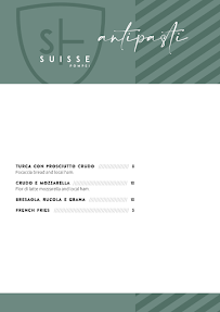 Ristorante Suisse à Pompei menu