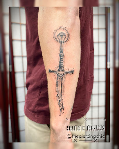 Explore jersey tattoo ideas, creative tattoo ideas in Roseville, available at Sacred Arrow Studio