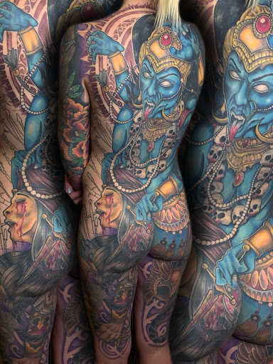 Explore forearm wolf tattoo ideas, creative tattoo ideas in Prescott, available at BlackGold Tattoo