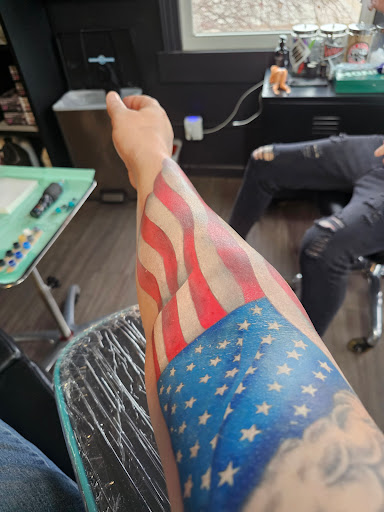 Explore father daughter tattoo ideas, creative tattoo ideas in Moline, available at Bleeding Art Studio