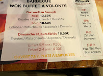 restaurant villa d'or à Le Mans menu