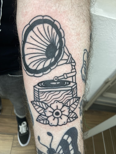 Explore mens sleeve tattoo ideas with meaning, creative tattoo ideas in Twentynine Palms, available at No Mans Land Tattoo