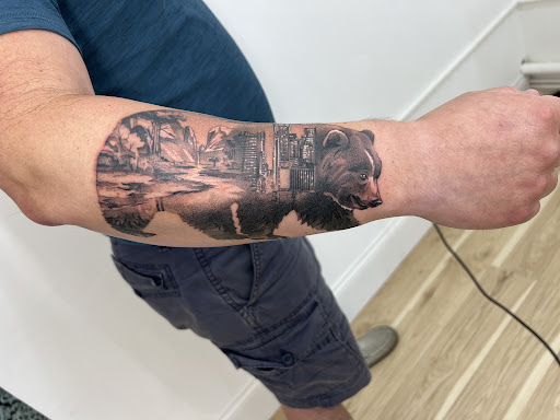 Explore moms name tattoo ideas for men, creative tattoo ideas in Red Bank, available at Atelier I Gallery