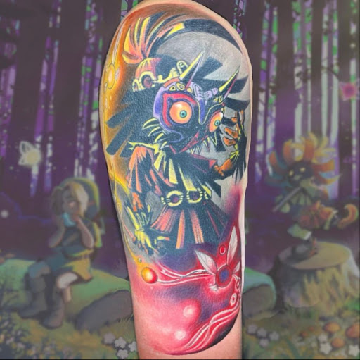 Explore tattoo coverup ideas, creative tattoo ideas in Rio Grande, available at 609 Tattoo