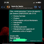 Photo n°1 de l'avis de Sara.r fait le 20/01/2024 à 20:28 sur le  La pizza a modo mio Dario De Santis à Caravaggio