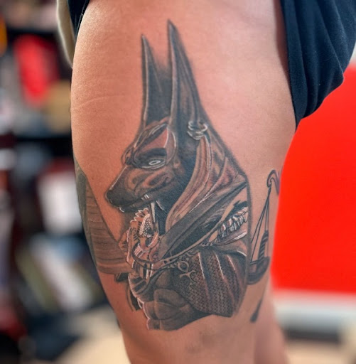 Explore mic tattoo ideas, creative tattoo ideas in Dunbar, available at Artistic Creations Tattoo