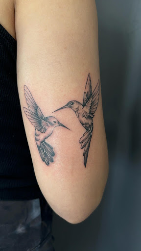 Explore brother and sister tattoo ideas, creative tattoo ideas in Schaumburg, available at Atmosphere Tattoo Gallery - Schaumburg