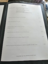 Carte du Restaurant La Suite à Divonne-les-Bains