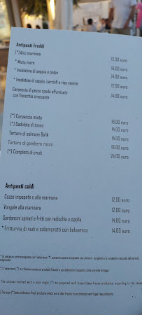Menu / carte de Habana Cafè - Bagno 44 à Rimini