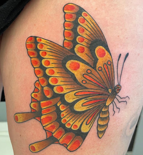 Explore chameleon tattoo ideas, creative tattoo ideas in Miami, available at Tattoos by Lou Miami - Kendall