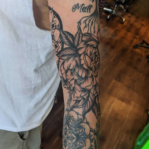 Explore michigan tattoo ideas, creative tattoo ideas in Lawrence, available at Standard Electric Tattooing