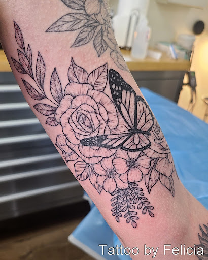 Explore japanese tattoo sleeve ideas, creative tattoo ideas in Fort Myers, available at Tiger Lotus Tattoo and Piercing