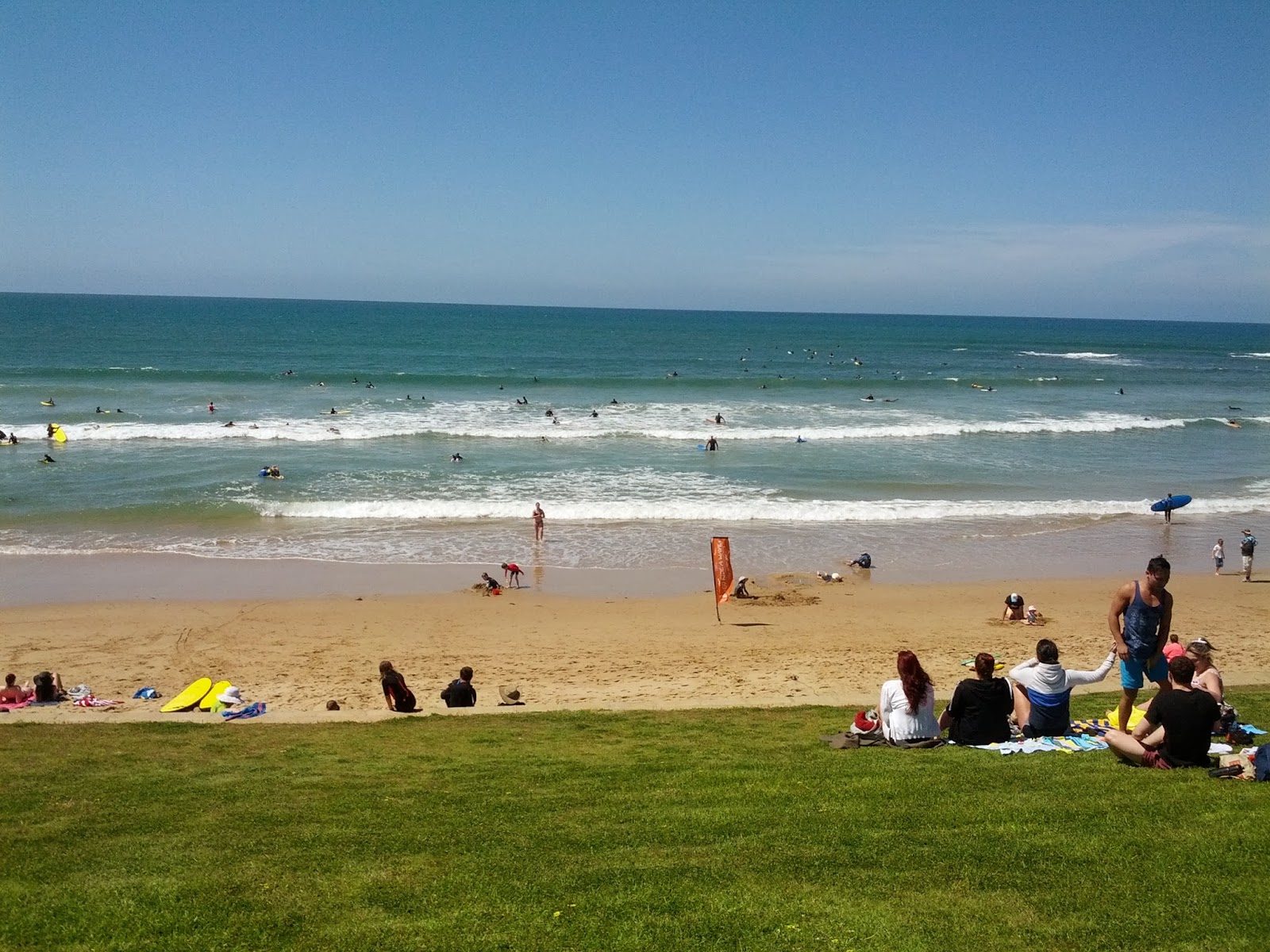 Foto van Ballina Beach en de nederzetting