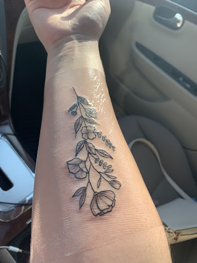 Explore life goes on tattoo ideas, creative tattoo ideas in Akron, available at Black Amethyst Tattoo Company Akron