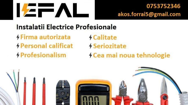IEFAL - Instalatii Electrice Profesionale - Serviciu de instalare electrica