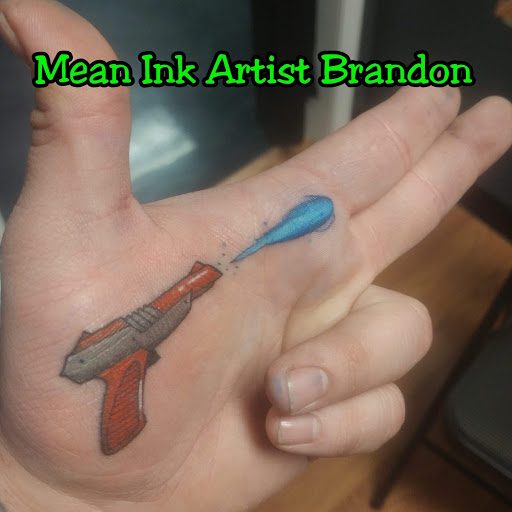 Explore funny cute tattoo ideas, creative tattoo ideas in Wayne, available at Mean Ink Tattoo