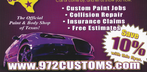 Auto Body Shop «972 Customs Paint & Collision and Auto Sales», reviews and photos, 1002 N Duncanville Rd, Duncanville, TX 75116, USA