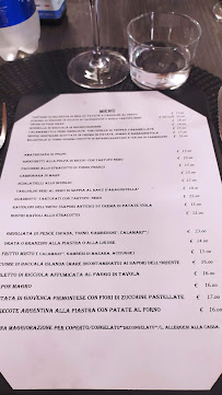 Menu du Ristorante da Pier à Albisola Superiore