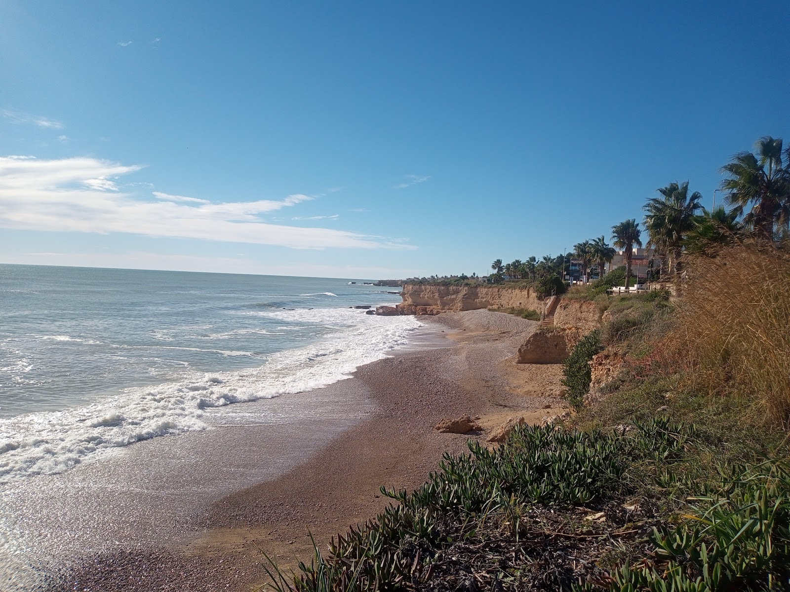 Foto di Cala de la Sunyera con molto pulita livello di pulizia
