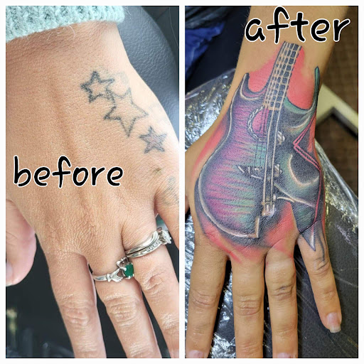 Explore spider man tattoo ideas, creative tattoo ideas in Angola, available at Hoodlum Ink