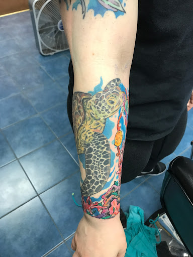 Explore lightning bolt tattoo ideas, creative tattoo ideas in Aurora, available at Ronin Tattoo Studio INC