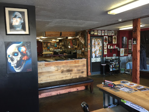 Explore men arm sleeve tattoo ideas, creative tattoo ideas in Ogden, available at The Original Golden Spike Tattoo