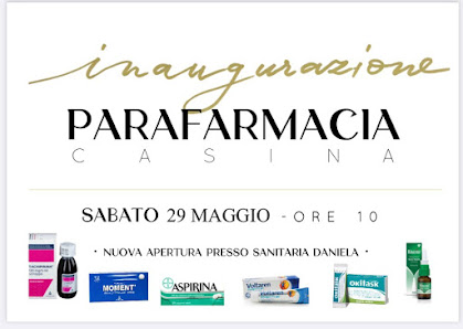 Sanitaria Daniela Parafarmacia Via Caduti Libertà, 16b/c, 42034 Casina RE, Italia