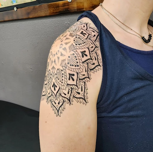 Explore trick r treat tattoo ideas, creative tattoo ideas in Eugene, available at High Priestess Piercing & Tattoo