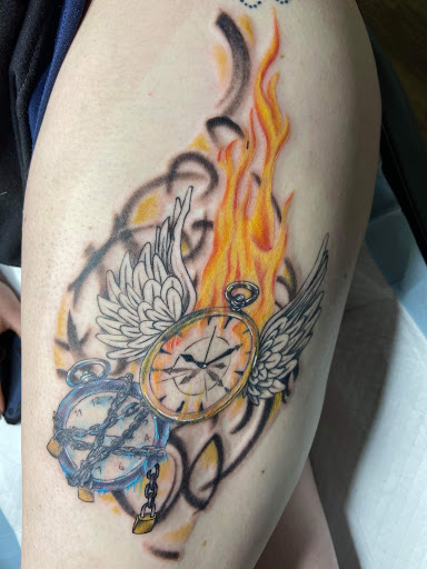 Explore rhea ripley tattoo ideas, creative tattoo ideas in Goose Creek, available at Red Kirin Tattoo